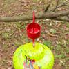 Hot-Selling Small S-Shaped Hummingbird Feeder with Anti-Ant and Double-Headed Hanging Hooks, Includes Cleaning Brush