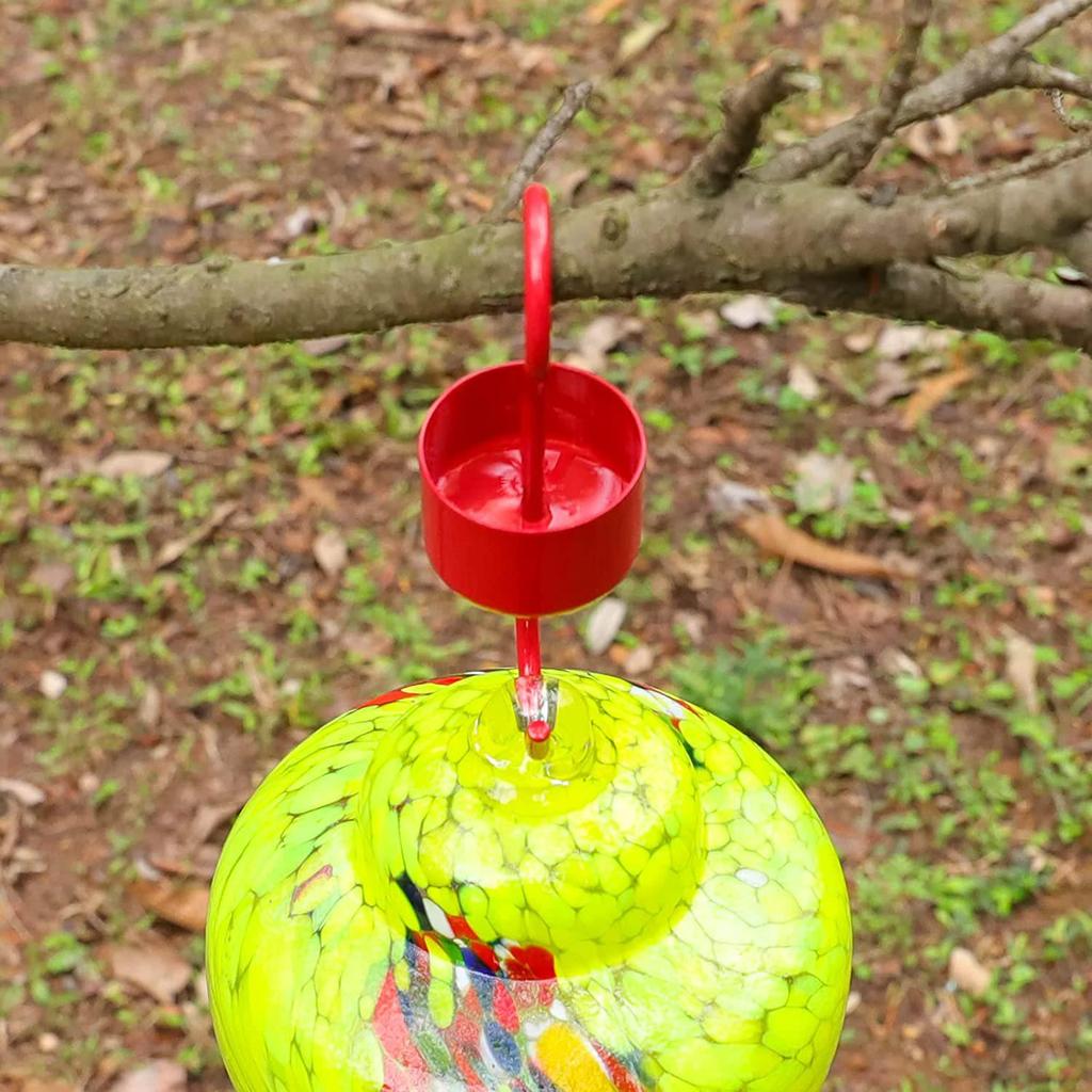 Hot-Selling Small S-Shaped Hummingbird Feeder with Anti-Ant and Double-Headed Hanging Hooks, Includes Cleaning Brush