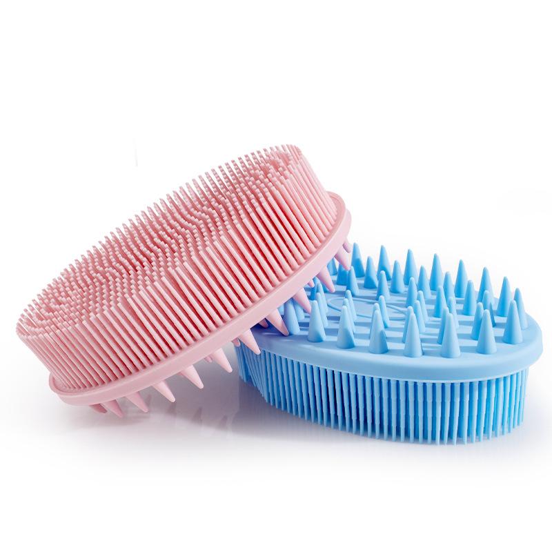 Silikon-Ovale Kopfhaut-Shampoo- und Massagebürste für die Nass-/Trockenanwendung