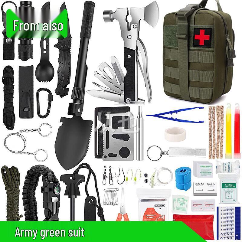 Outdoor Emergency Survival Gear Set