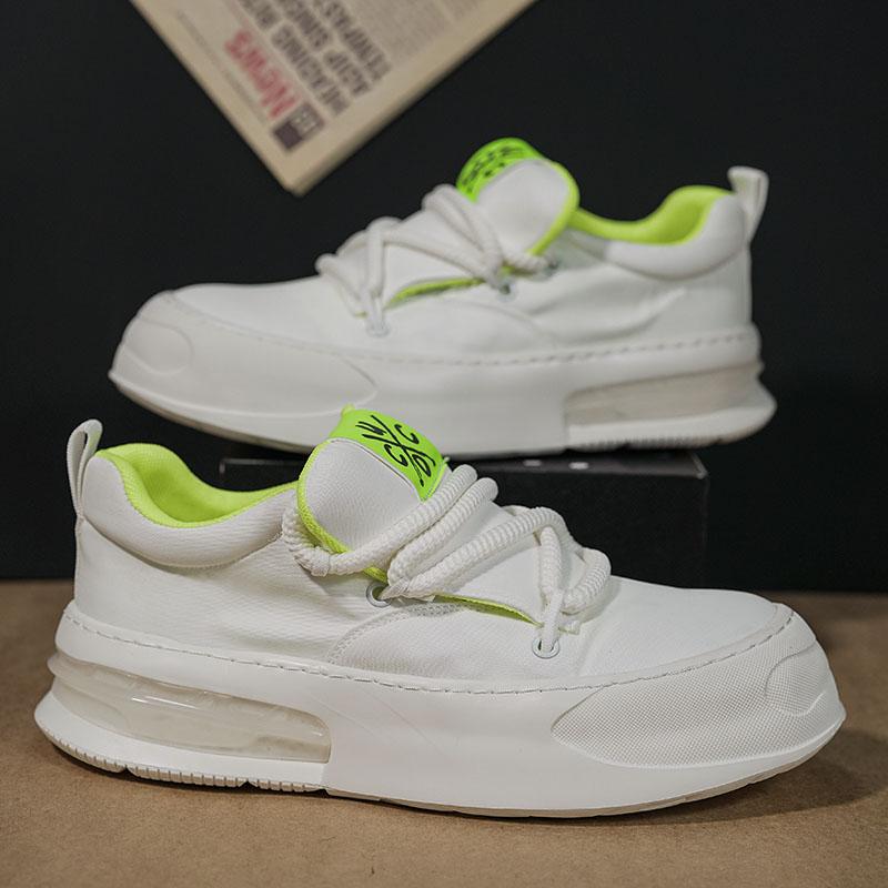 Уличные кроссовки из вулканизированной кожи — фото 7