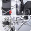 Electric Drill Plate Cutter Double Headed Metal Sheet Cutter Sharp Precise Cutting Plate Punch Electric Drill Plate Cutter for Copper