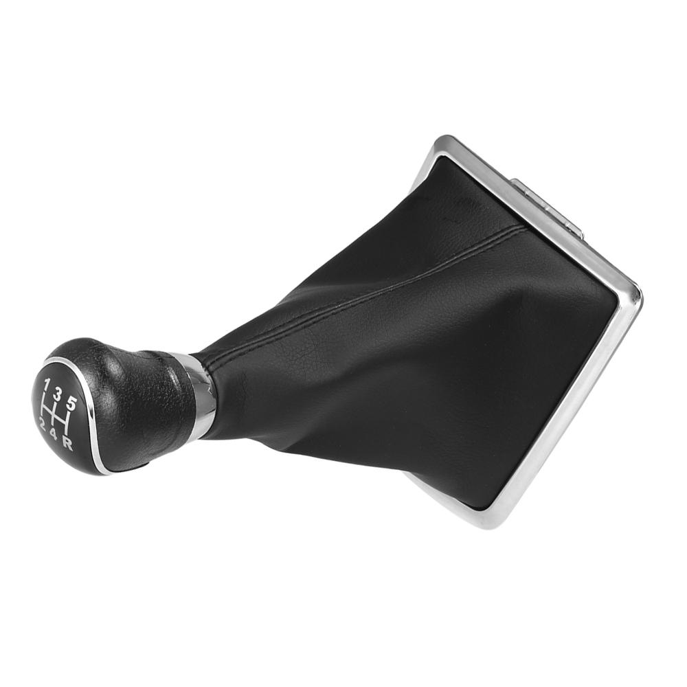 Gear Shift Cover 5 Speed Manual Transmission Gear Shift Stick Knob Dust Proof Cover Replacement for Ford Focus