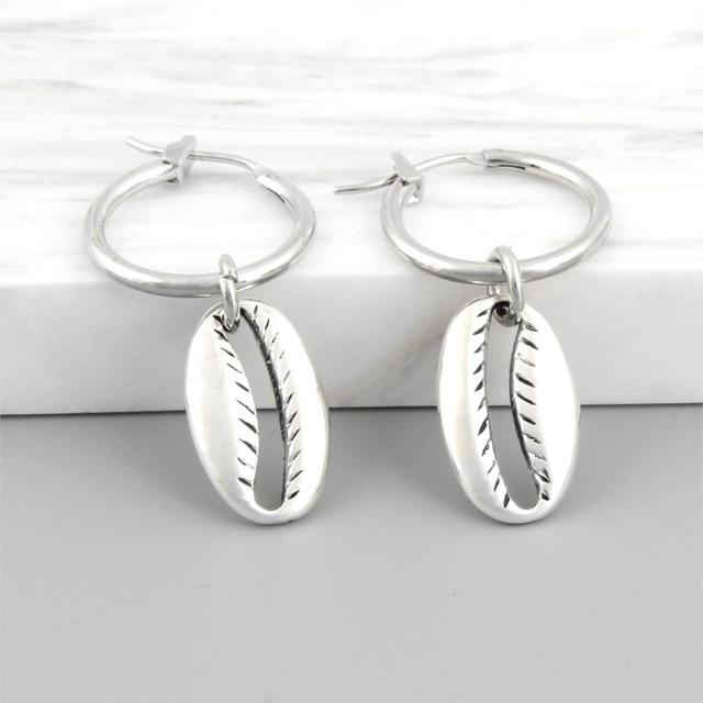 Bohemian Brincos Sea Shell Conch Ohrringe Für Frauen Gold Farbe Baumeln Ohrring Femal Strand Sommer Jewerly