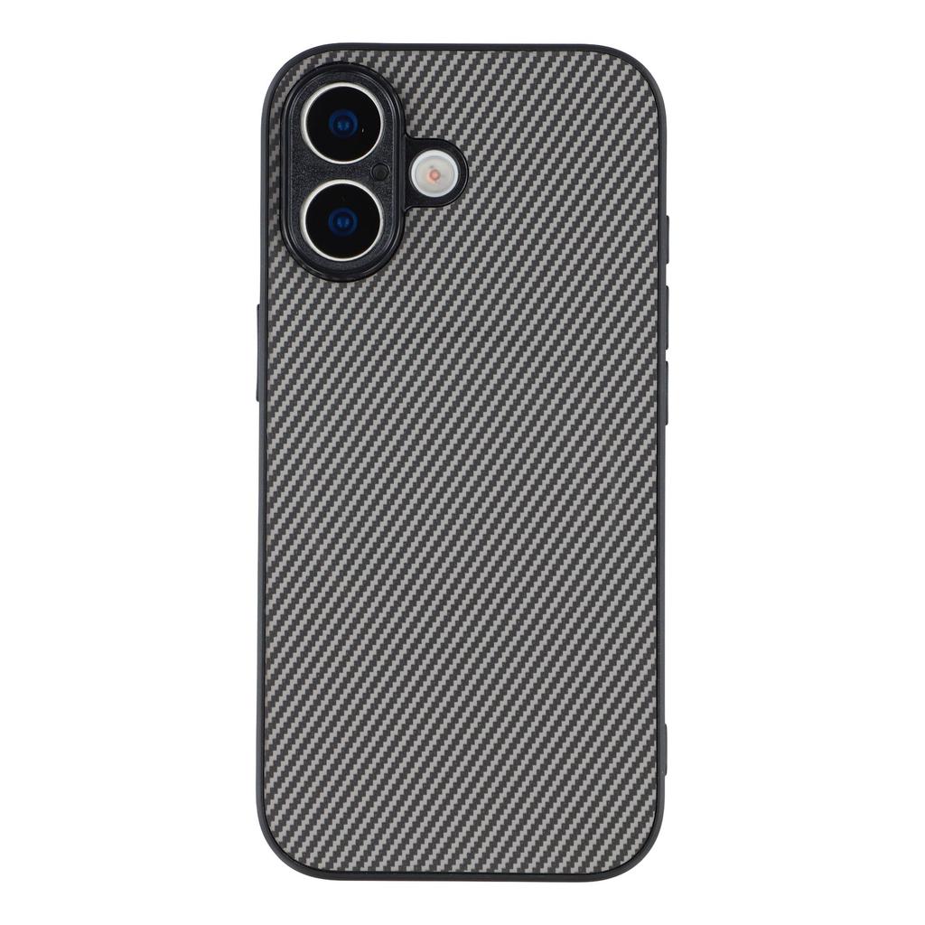 Pro iPhone 17 Magnetické pouzdro Textura karbonových vláken TPU PC Zadní kryt telefonu