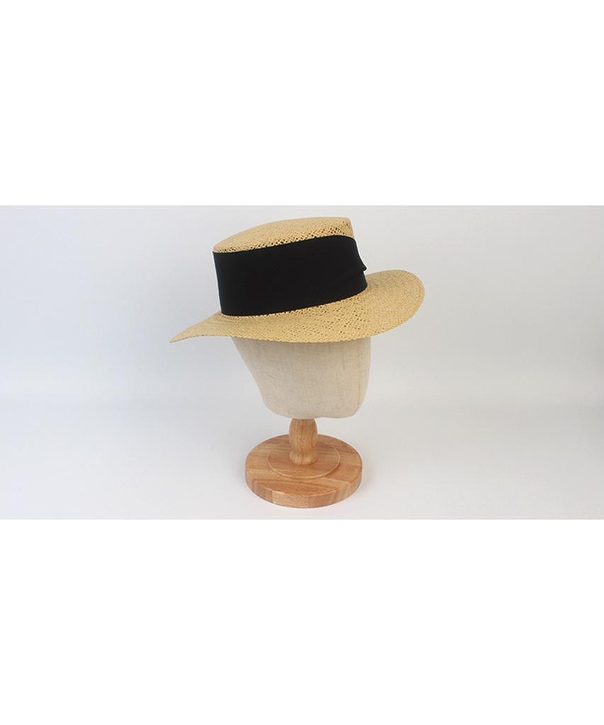 Yunibeosyeolkemiseuteuli Bold Line Beige Panama Hat Panama Hat