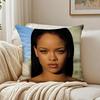 singer fashionable RRihanna Cushion Cover Pillowcase Antidustmite living Room Sofa Decor Cushion Room