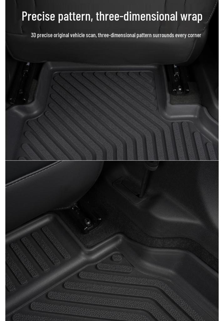 Eco-friendly TPE Floor Mats for 23-24 Yangwang U8 - Custom Car Interior Modification