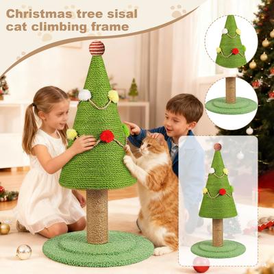 Tree, Christmas Tree Scratching Post, Climbing  Tree,  Scratching Board, Wooden House,  Scratching Post, Sisal Scratching Column