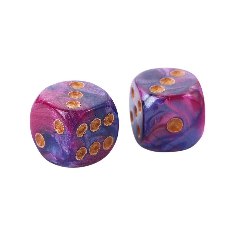 Acrylic Dice Desktop Game Playing Games Square Point Dice 6 Sided Dice Round Edges Dice D6 Dice