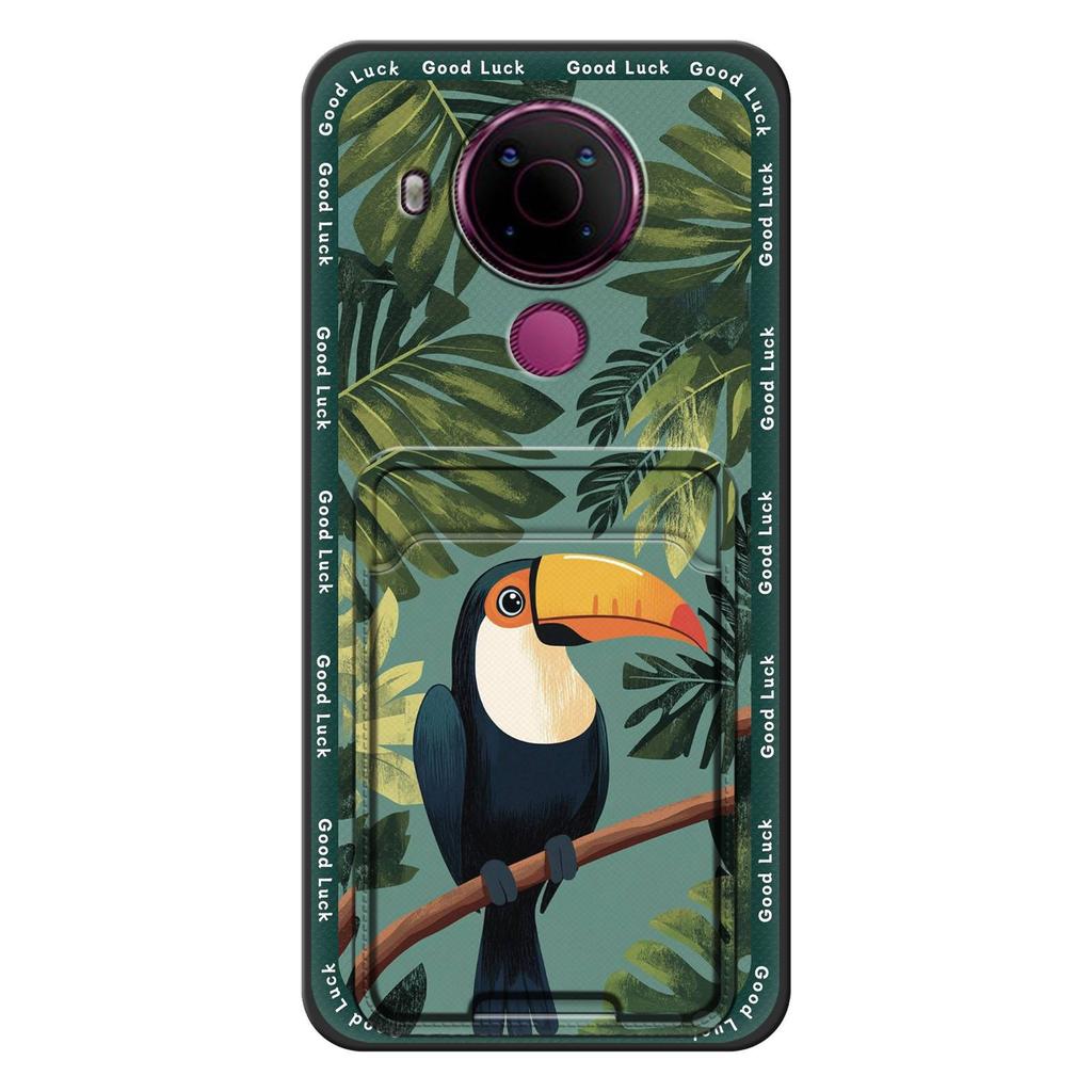 Cute Waterproof Phone Case For Nokia 5.4 Anti-knock Dirt-resistant Card slot Full wrap Durable protective Shockproof TPU