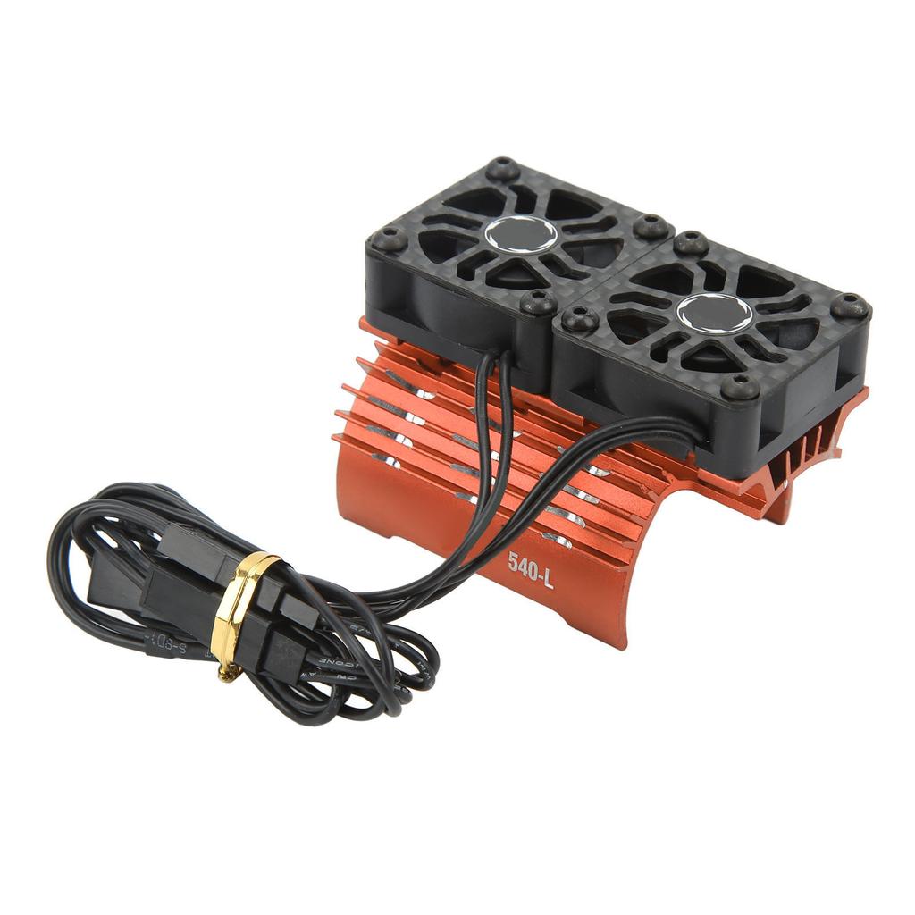36mm RC Motor Fan Cooling Heatsink 28000RPM 8.4V with Dual Fans RC Brushless Motor Heatsink Cover