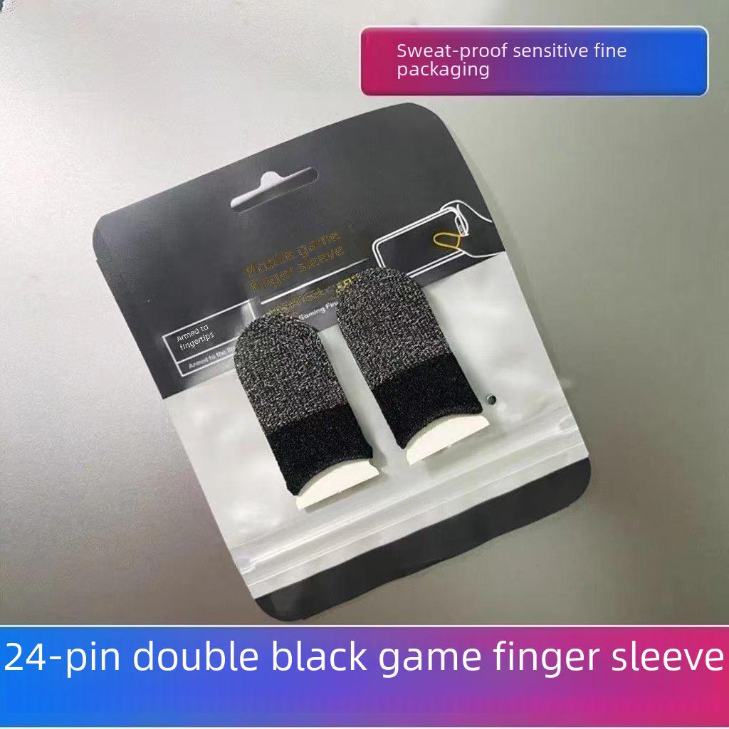 Ultradünne kabellose Gaming-Fingerlinge aus Silberfaser - Schweißfestes Doppelstück für Mobile Gaming