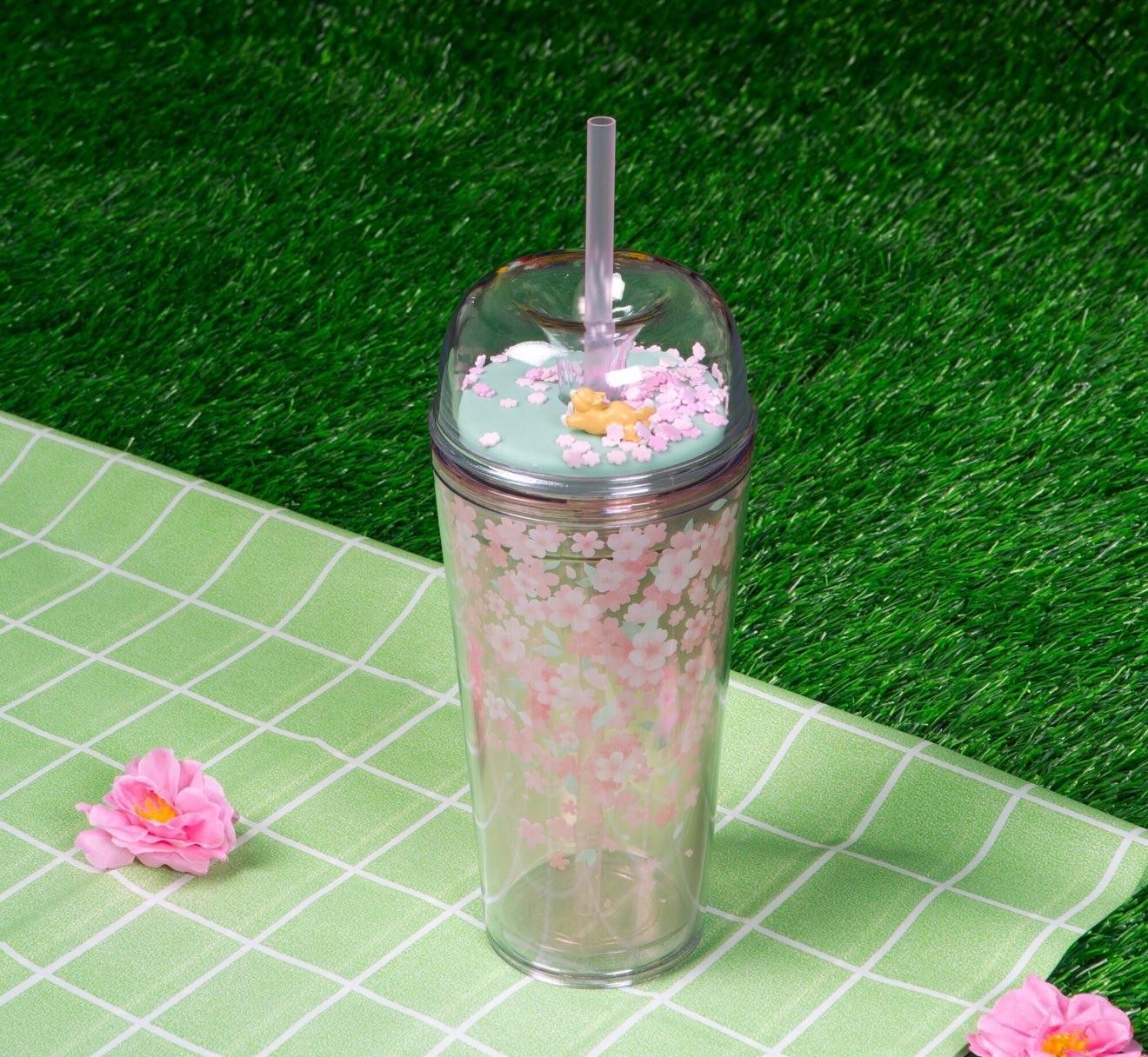 Starbucks Азия Вишня Сакура 2026 Холодный стакан-термос Корги 16 унций