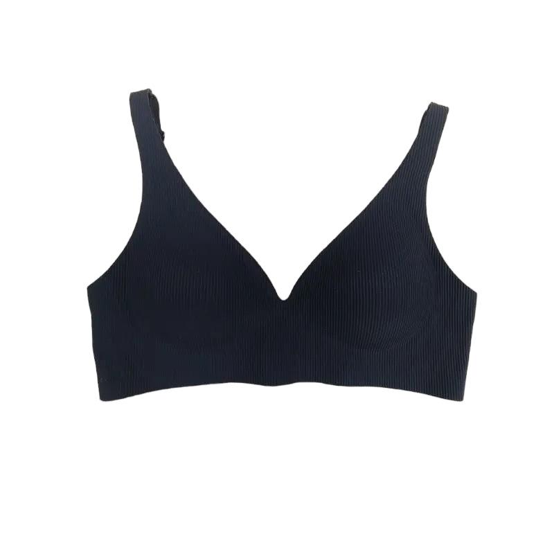Non Marking Underwear, Top Support, Adjustable Underwear, Women's Underwear, Small Stripes, Gathered Underwear, Thin Underwear, Underwire, Bra