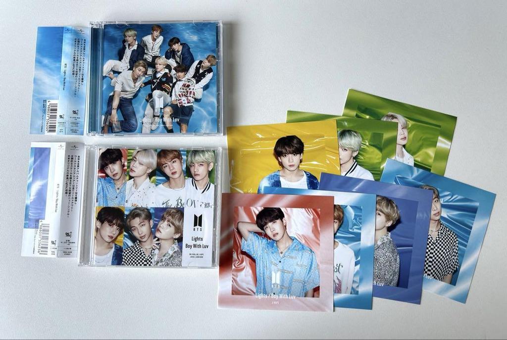 [USED] BTS Lights Boy With Luv First Press Limited Edition (with DVD) FC Limited Edition