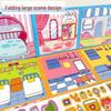 Magnetic Quiet Book: Handmade DIY Dress-up Toy for Girls, 18cm with No-Cut Stickers
