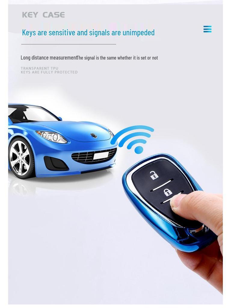 Chevrolet Key Case for Malibu XL, Cruze, Tracker, Onix, Sail - Half-Pack Shell