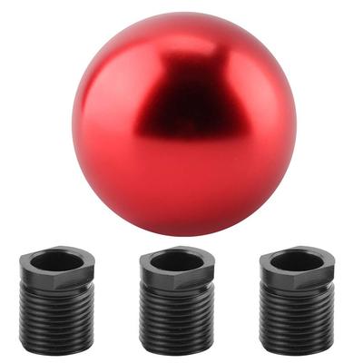Car Gear Shift Knob, Universal Manual Knob Circular Spherical (Red)