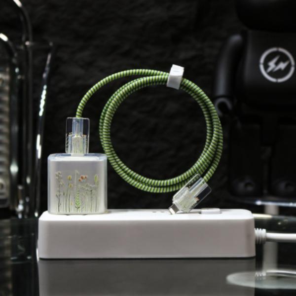 5 Pcs Charger Protective Case Cable Protector For iPhone 18W/20W Fast Charging Cable Data Anti-break Charger Protective Rope