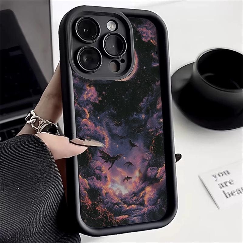 Mysterious Magic Star Moon Pattern Phone Case For Samsung Galaxy S25 S24 S23 S22 S21 S20 Ultra Plus FE A15 A35 A54 A55 Cover