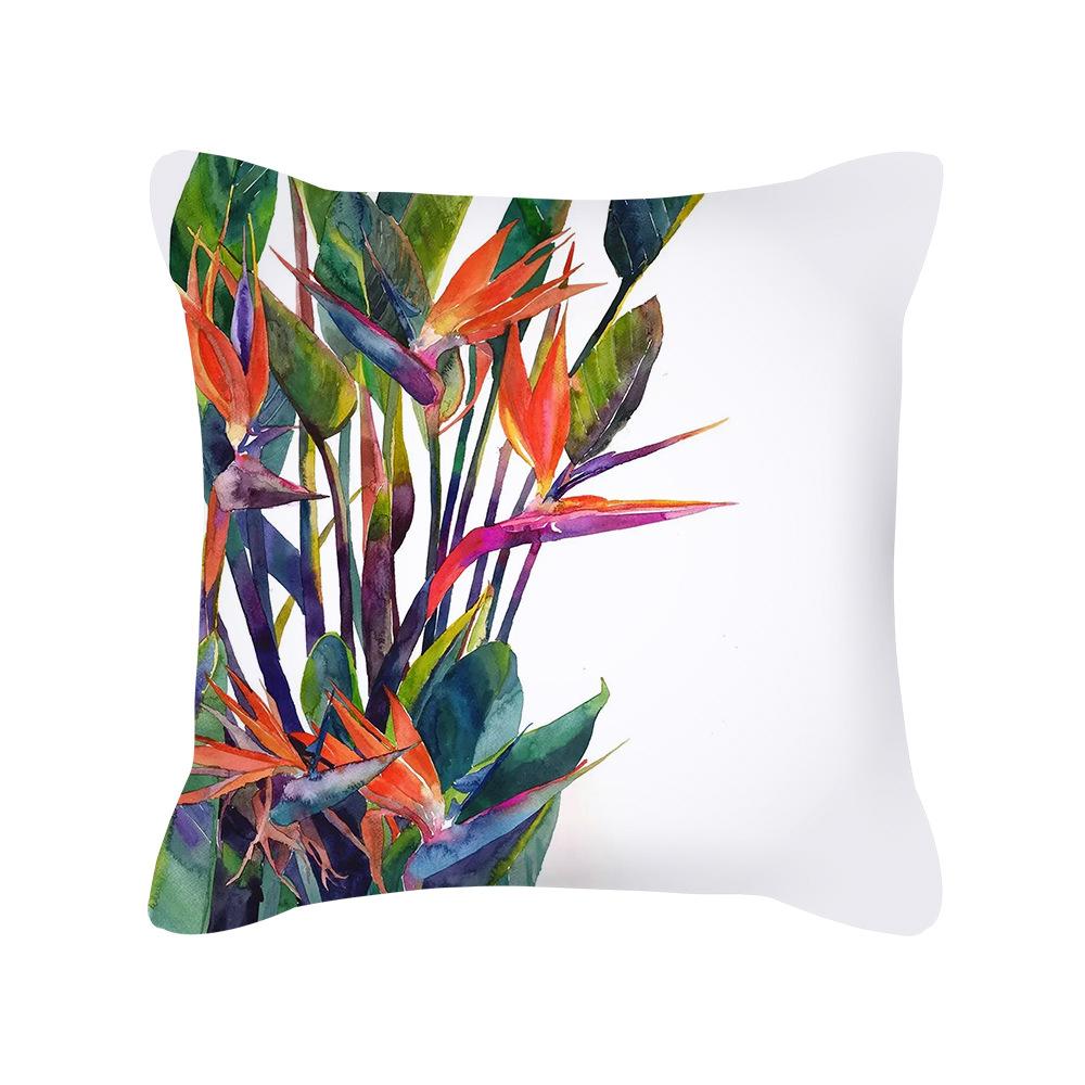 New Nordic Home Green Plant Tropical Fruit Pillowcase Without Pillow Core Cushion Cover Waist Pillowcase