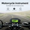 AD Motorcycle Instrument + Sensor Tachometer 10000 RPM Meter Dashboard Odometer KMH Speedometer With Alarm For KAWASAKI