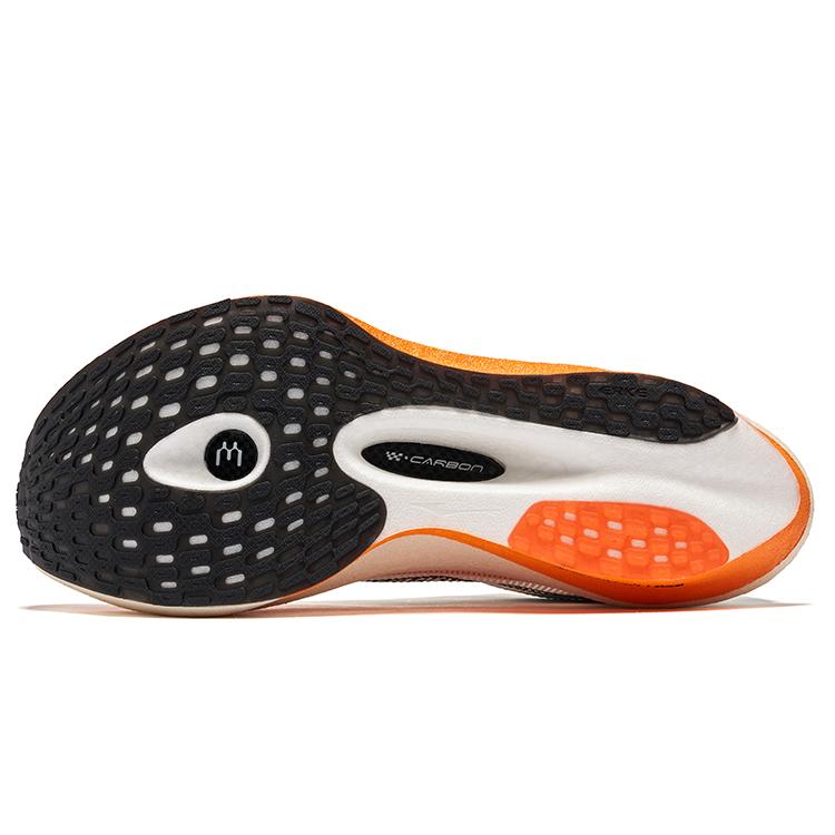 Erke Zhi Jing 3.0 Competizione di Test Ammortizzazione degli Urti Traspiranti Rimbalzo Scarpe da Corsa Marathon Basse Sneaker da Uomo Swan 11125103235-005