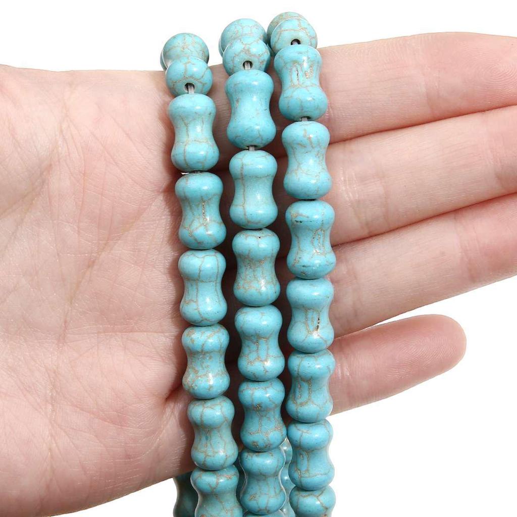 Synthetic Blue Turquoise Beads: DIY Jewelry Twisted, Special-Shaped, Animal, Abacus Spacer, and Scattered Beads