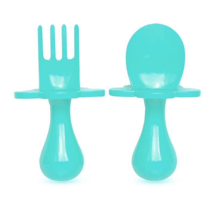 Couverts d'apprentissage ergonomiques pour bébé