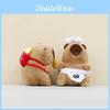 Cook Plush Capybara Pendant Toy Keychain Stuffed Doll Bag Decoration Gift Kids