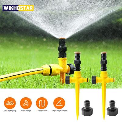 Irrigatore da giardino con rotazione a 360°, sistema di irrigazione automatico per agricoltura, prato, fattoria, serra, piante, irrigatore