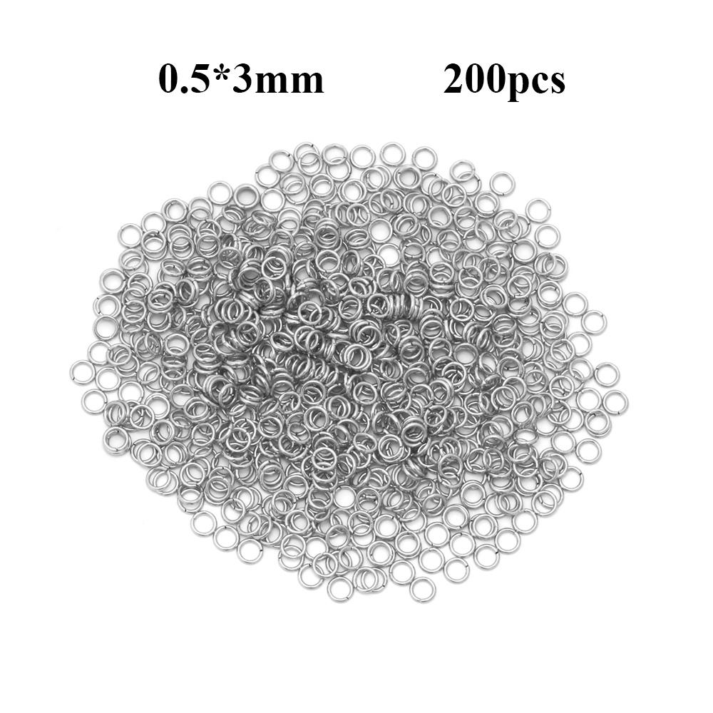 

100-200pcs Stainless Steel 4mm 5mm 6mm 7mm 8mm Water Gold Jump Rings Connectors DIY Jewelry Making Accessoires Supplies Findings