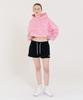 INJIACTIVE Cotton Soft Banding Shorts Black