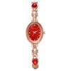 Orologio da donna con catena e bracciale al quarzo con strass intarsiati Orologio da polso Orologio da donna Orologi