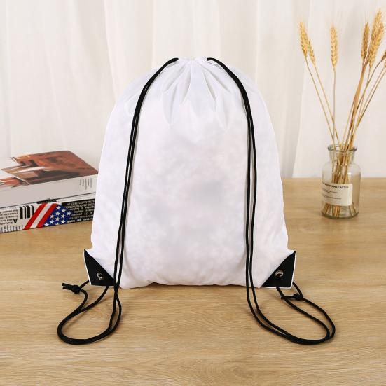 Folding Multifunctional Double-shoulder Braided Drawstring Backpack Bag for Sports