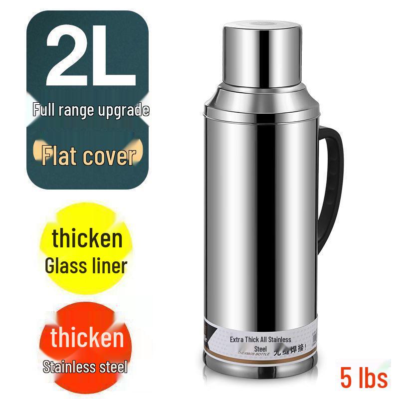Stainless Steel Insulated Thermos | Large Capacity Hot Water Bottle & Warmer