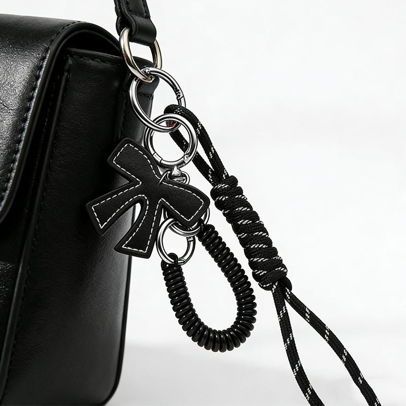 Bag Charm Niche Personality Mobile Phone Car Bag Pendant Woven Lanyard Bag Hanging Decoration For Men And Women.