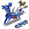 Jucărie Mașină Unicorn Ultimă 2 în 1 Mașină Creativă se Transformă în Jucărie Robot Unicorn Model Mașină de Curse cu Fricțiune Deformat la Impact