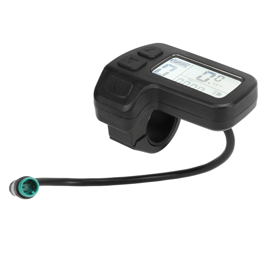 Rower elektryczny Wyświetlacz LCD Wodoodporne złącze Miernik wyświetlania danych 24V 36V 48V Uniwersalny dla