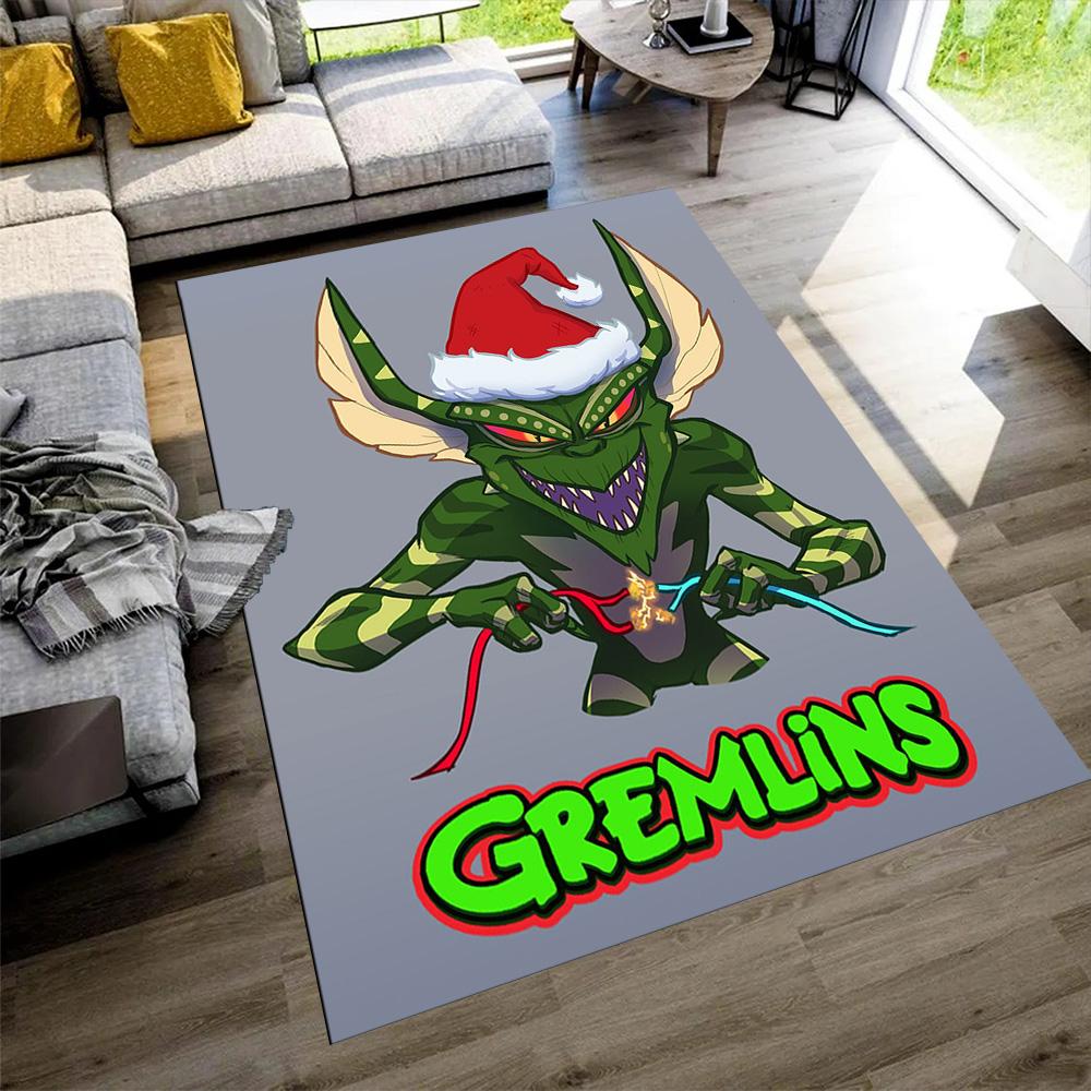 Gremlins Floor Mat Perfect for Dormitory Outdoor Hallway Entryway Antislip Carpet Decorate Offices Best for Christmas