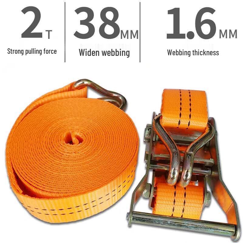 Heavy-Duty Truck Cargo Tie-Down Strap