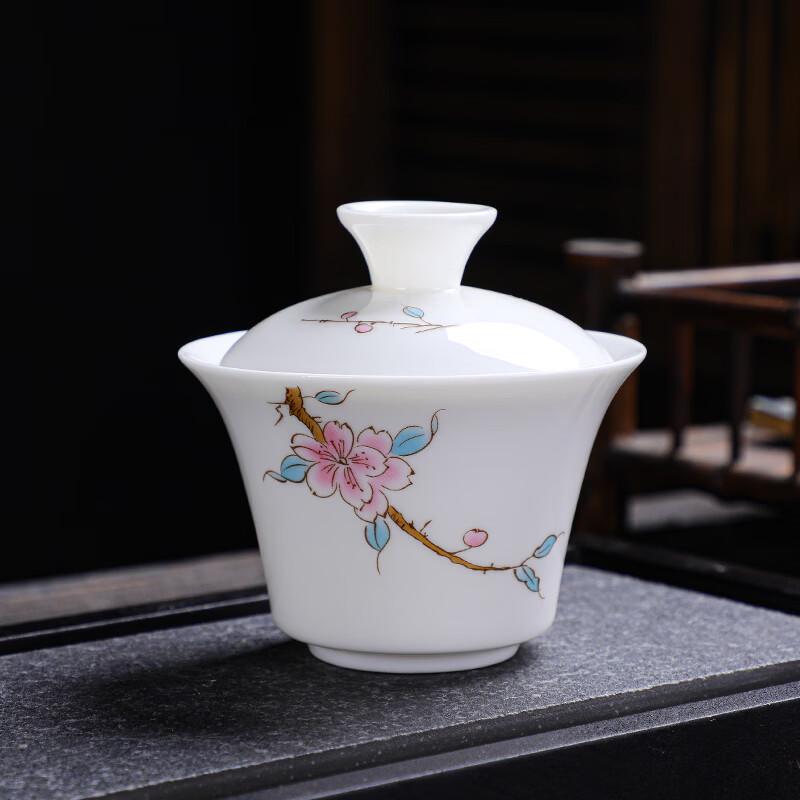 Tuopai Ceramic Tea Set with Lidded Cups