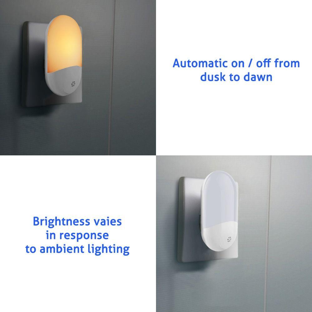 Gentle Illumination LED Plug-in Night Light LED Sensor Light Children Home Bedroom