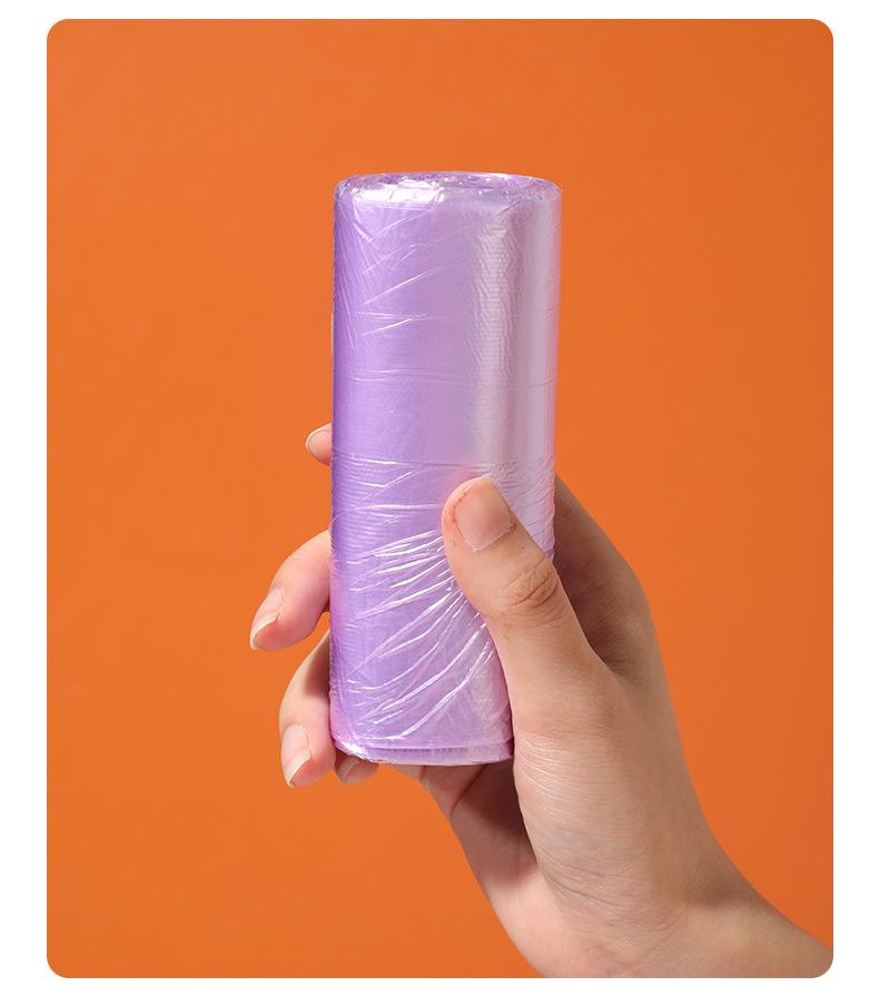 Japan KOMEKI Premium Double Roll Garbage Bags: Large Vest Bags (50 pcs) & Medium (60 pcs) - 2 Rolls