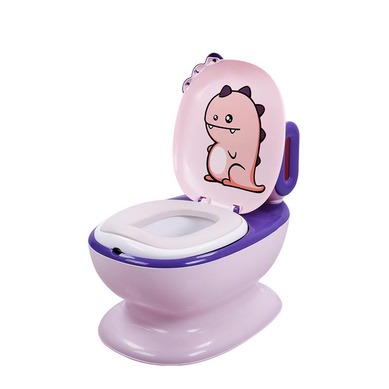 Children's Large Simulation Potty with PU Soft Cushion for Boys and Girls