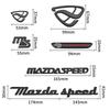 3D Metal Car Sticker MS MAZDASPEED Logo Emblem Decal For Mazda 2 3 5 6 CX-5 CX-7 323 Axela Atenza Auto Body Rear Trunk Styling