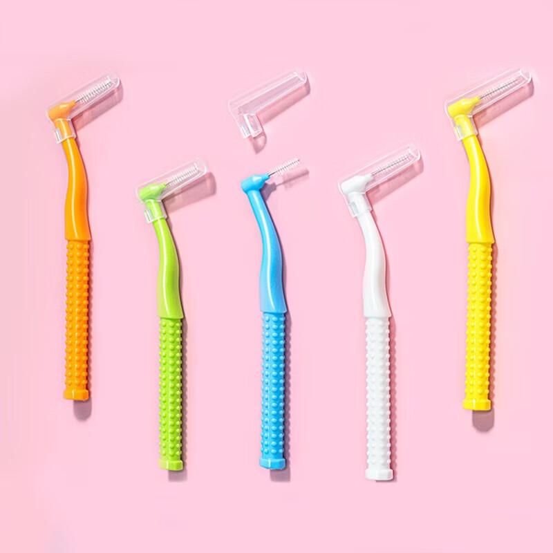 L-Shaped Interdental Brushes, 40-Pack