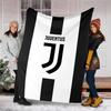 1pc Juventus Theme Blanket - Digital Print, Polyester, Cozy for All Seasons, Perfect for Outdoor, and Travel