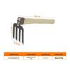Wooden Handle Garden Hoe for Weeding, Digging, and Planting Vegetables & Flowers
